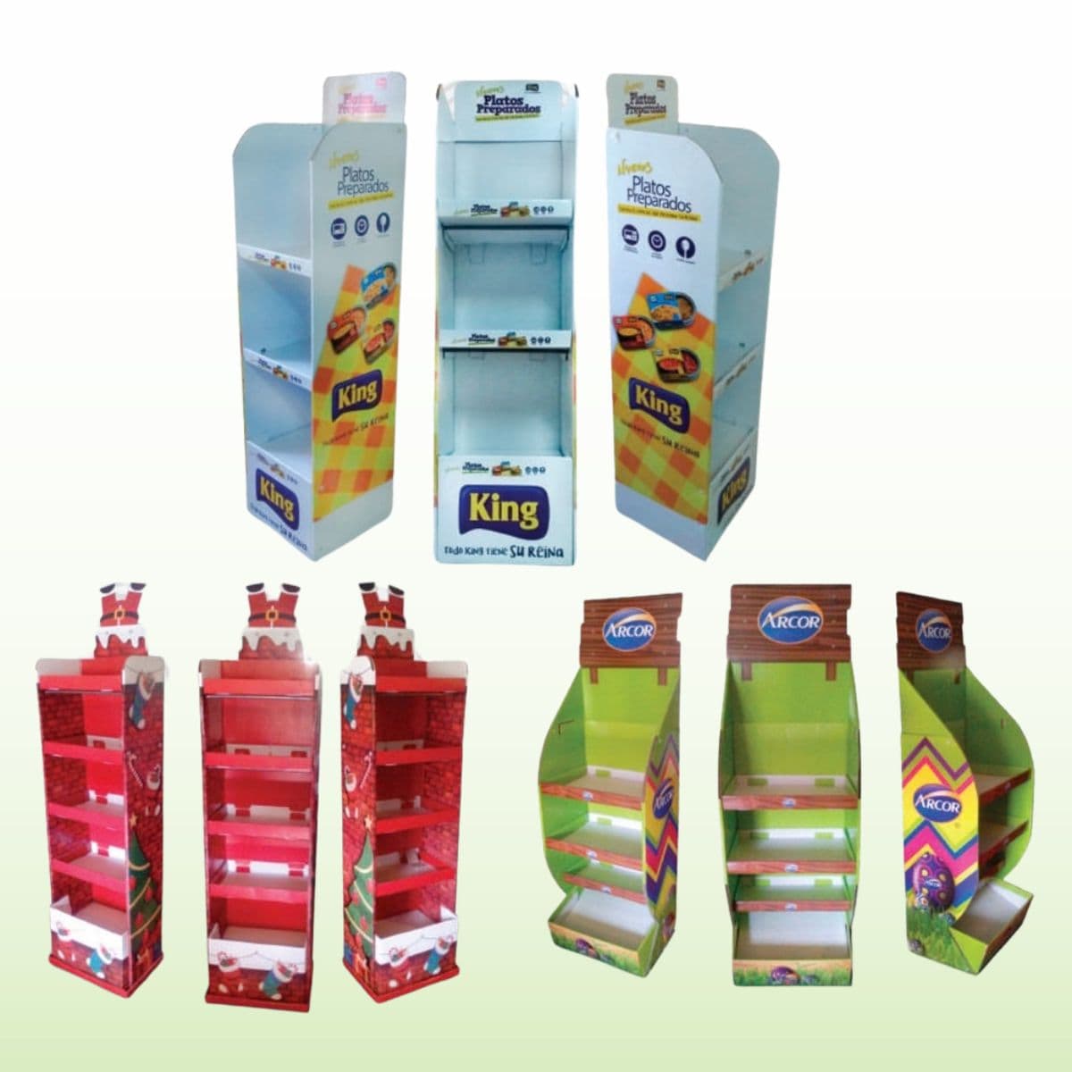 Mueble Exhibidor de Cartón
